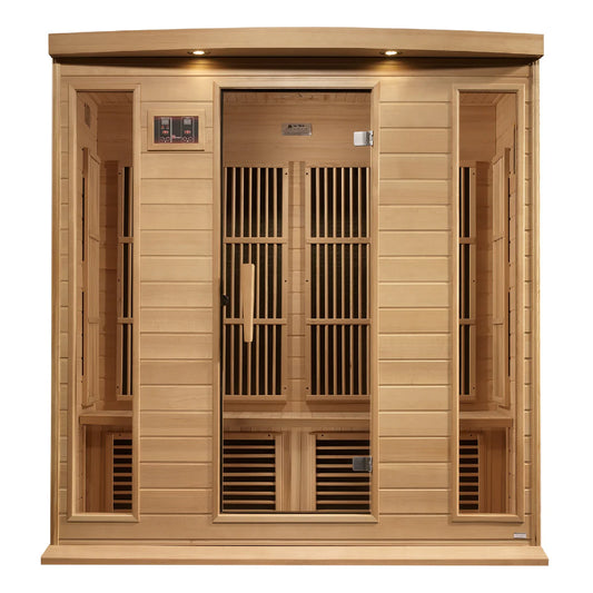Maxxus 4 Person Near Zero EMF FAR IR Sauna (MX-K406-01-ZF HEM)
