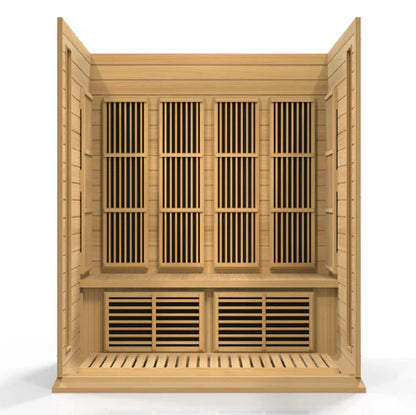 Maxxus 4 Person Low EMF FAR IR Sauna (MX-K406-01)