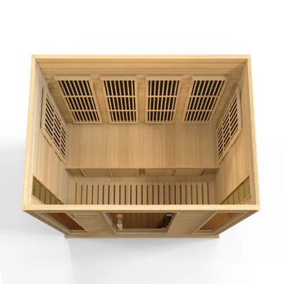 Maxxus 4 Person Low EMF FAR IR Sauna (MX-K406-01)