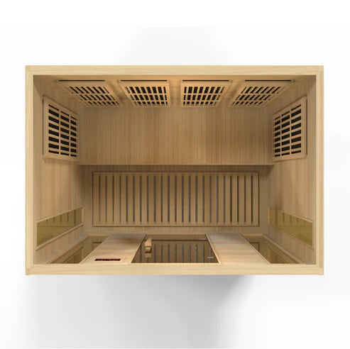 Maxxus 4 Person Low EMF FAR IR Sauna (MX-K406-01)