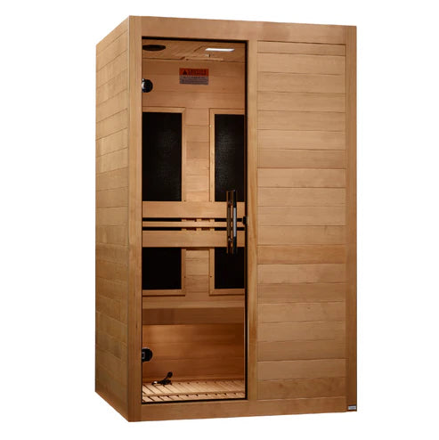 Maxxus "S-Line" 2 Person Low EMF FAR IR Sauna (MX-S206-01)