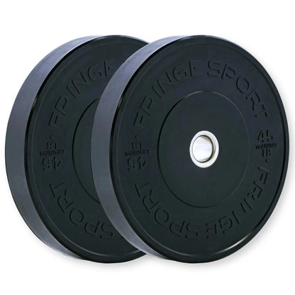 Fringe Sport Black Bumper Plate 10LB - Pair