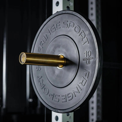 Fringe Sport Black Bumper Plate 35LB - Pair
