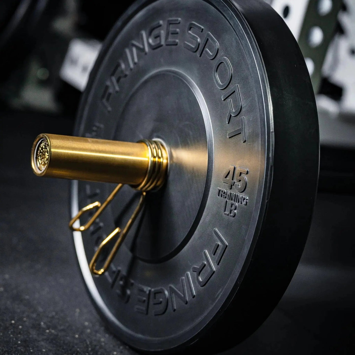 Fringe Sport Black Bumper Plate 15LB - Pair