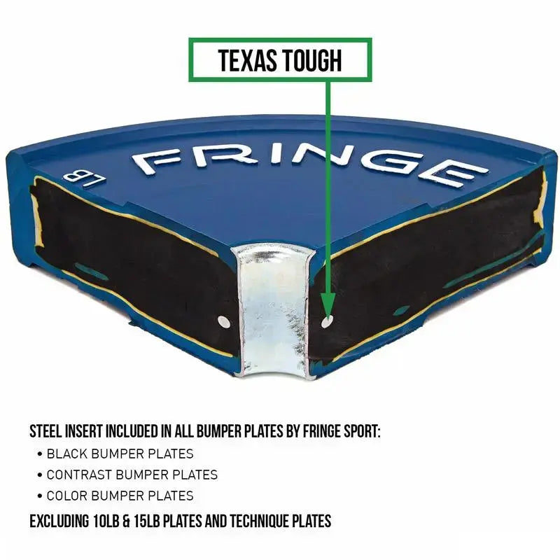 Fringe Sport Black Bumper Plate 10LB - Pair
