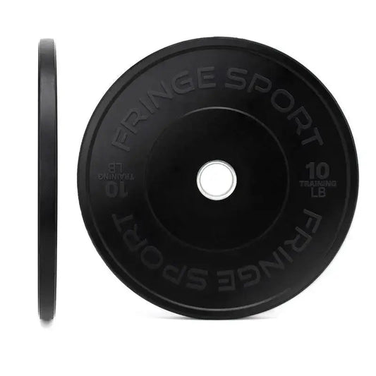 Fringe Sport Black Bumper Plate 15LB - Pair