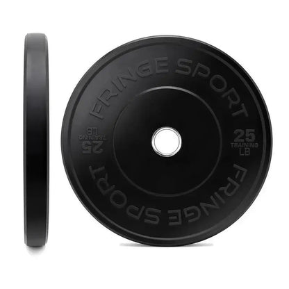 Fringe Sport Black Bumper Plate 15LB - Pair