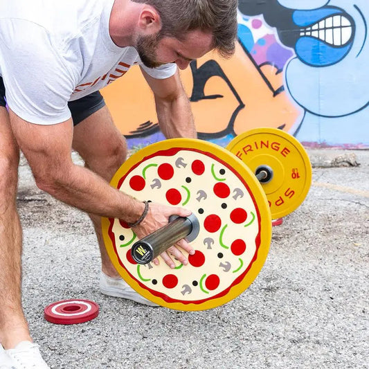 Pizza Bumper Plates (10 lb Pair)