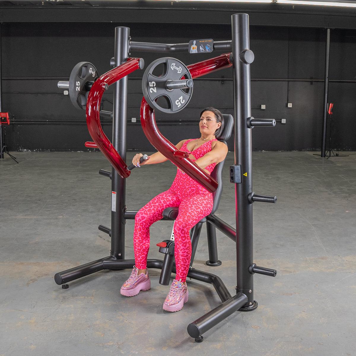 Power Leverage V2 Decline Chest Press - Muscle D Fitness