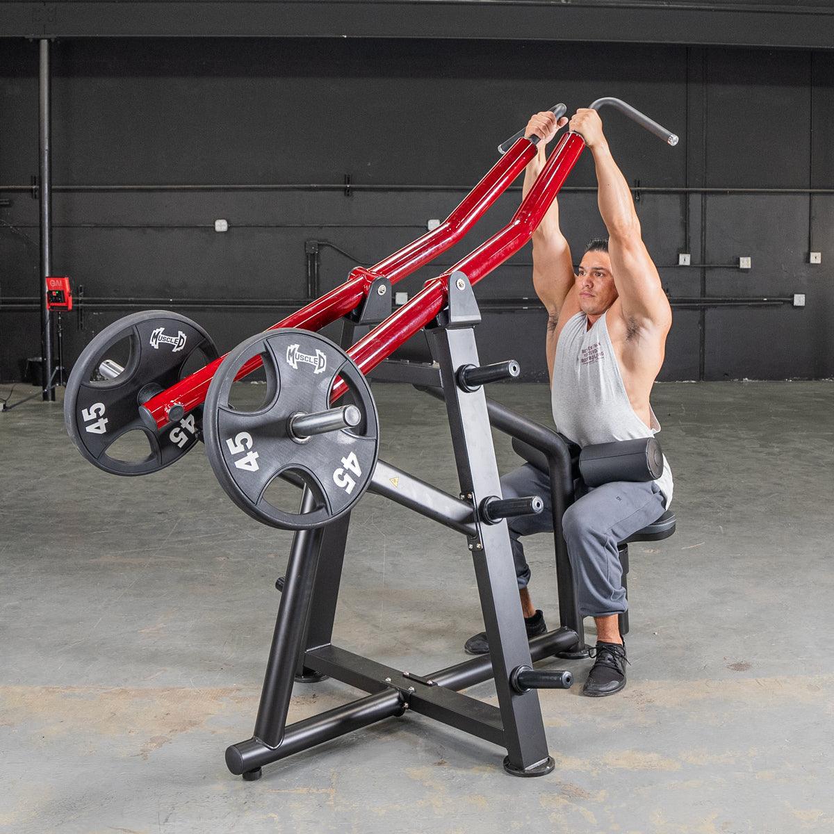 Power Leverage V2 Iso Lateral Lat Pull - Muscle D Fitness