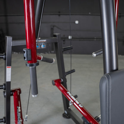 Power Leverage V2 Seated Pec Fly / Rear Delt Combo - Plate Loaded - Weight Storage Included