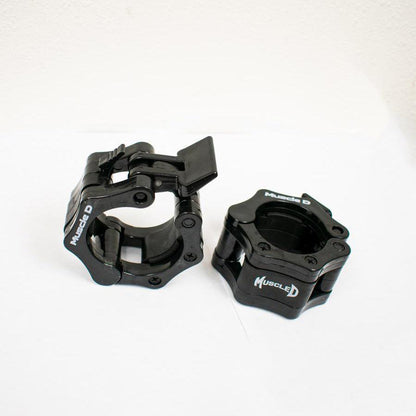 Pro Lock Jaw Collars (per pair) - Muscle D Fitness - Sturdy Olympic Bar Jaws