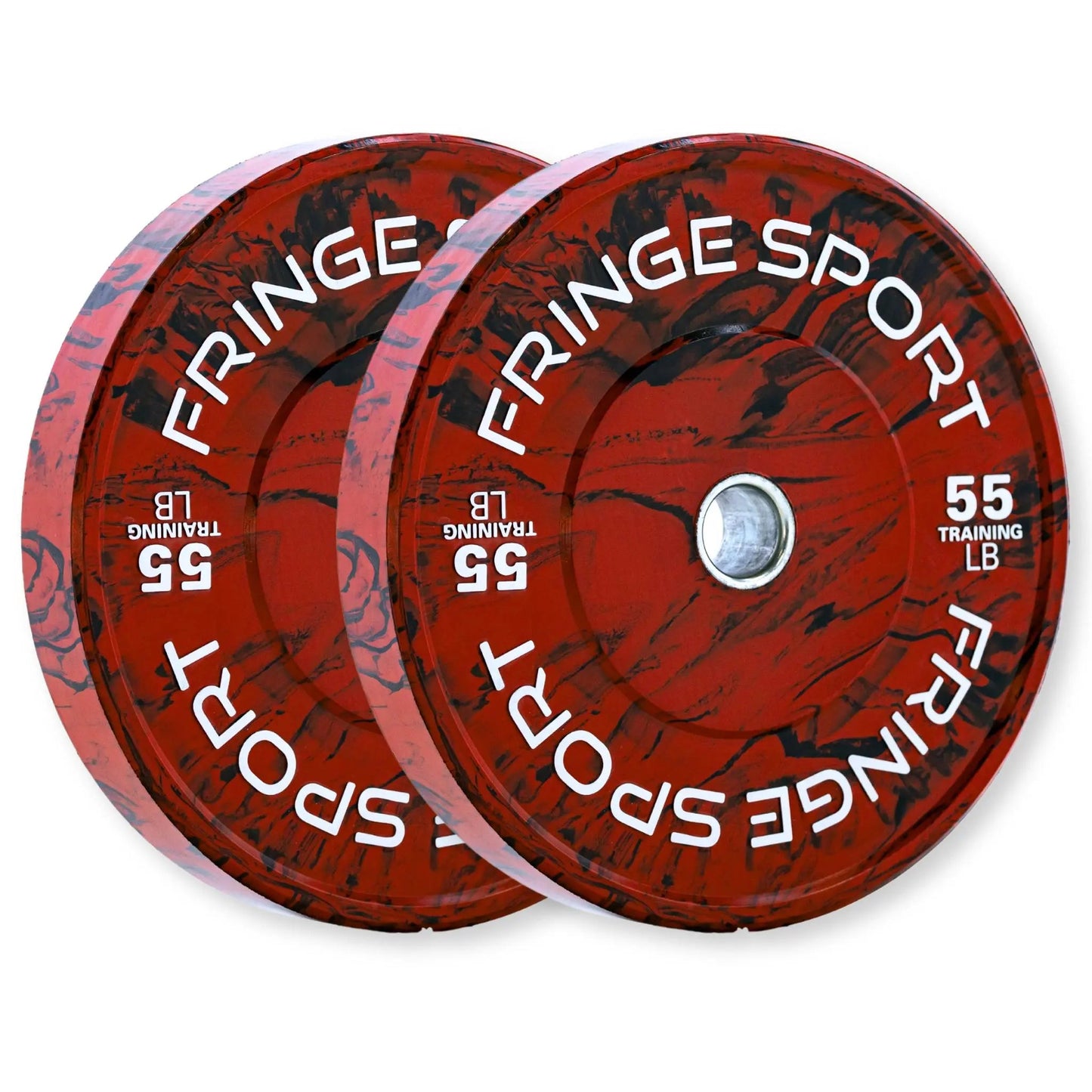 Fringe Sport Savage Bumper Plates Pair - 15LB - Orange