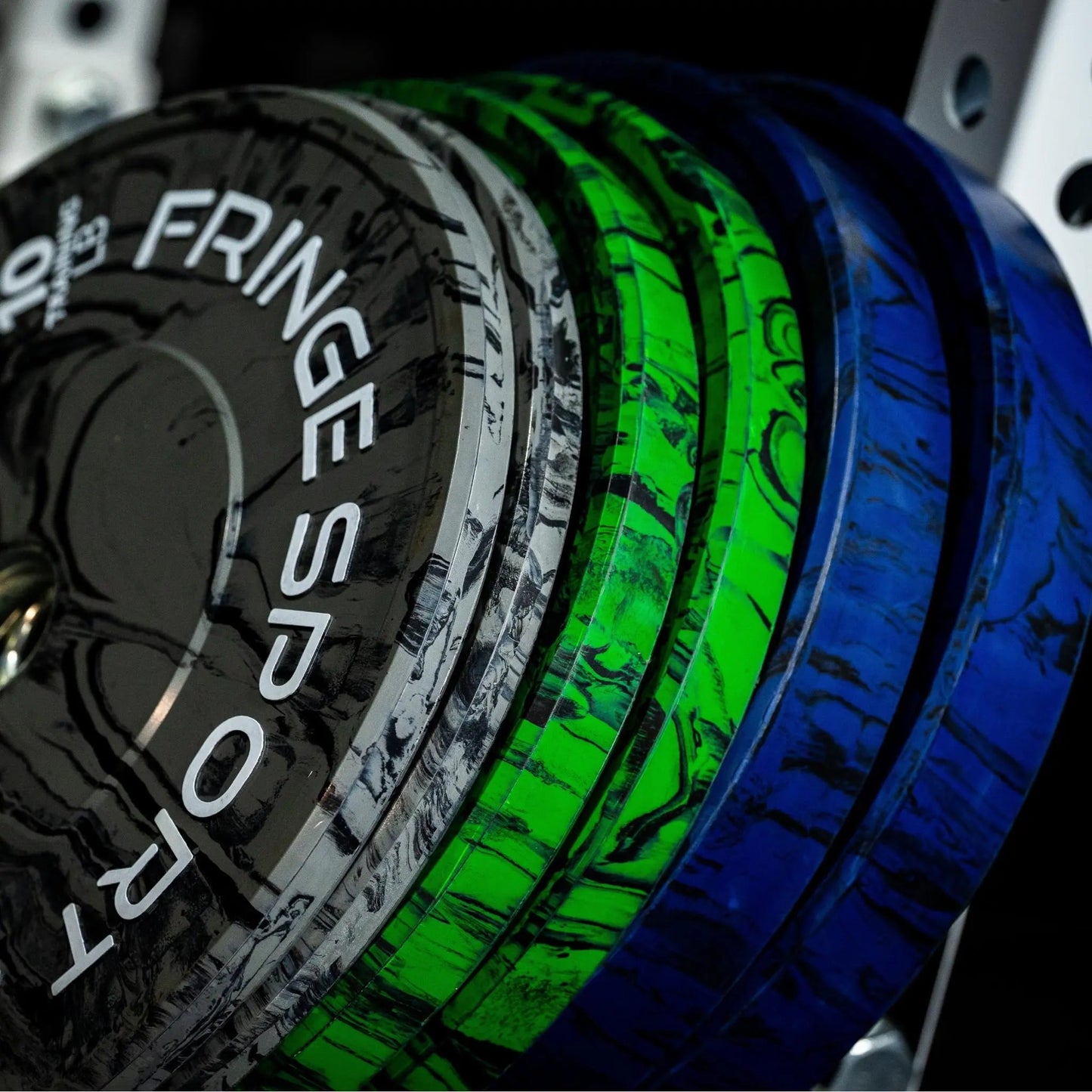 Fringe Sport Savage Bumper Plates Pair - 35LB - Yellow