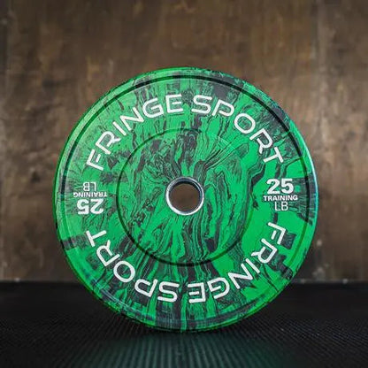 Fringe Sport Savage Bumper Plates Pair - 45LB - Blue