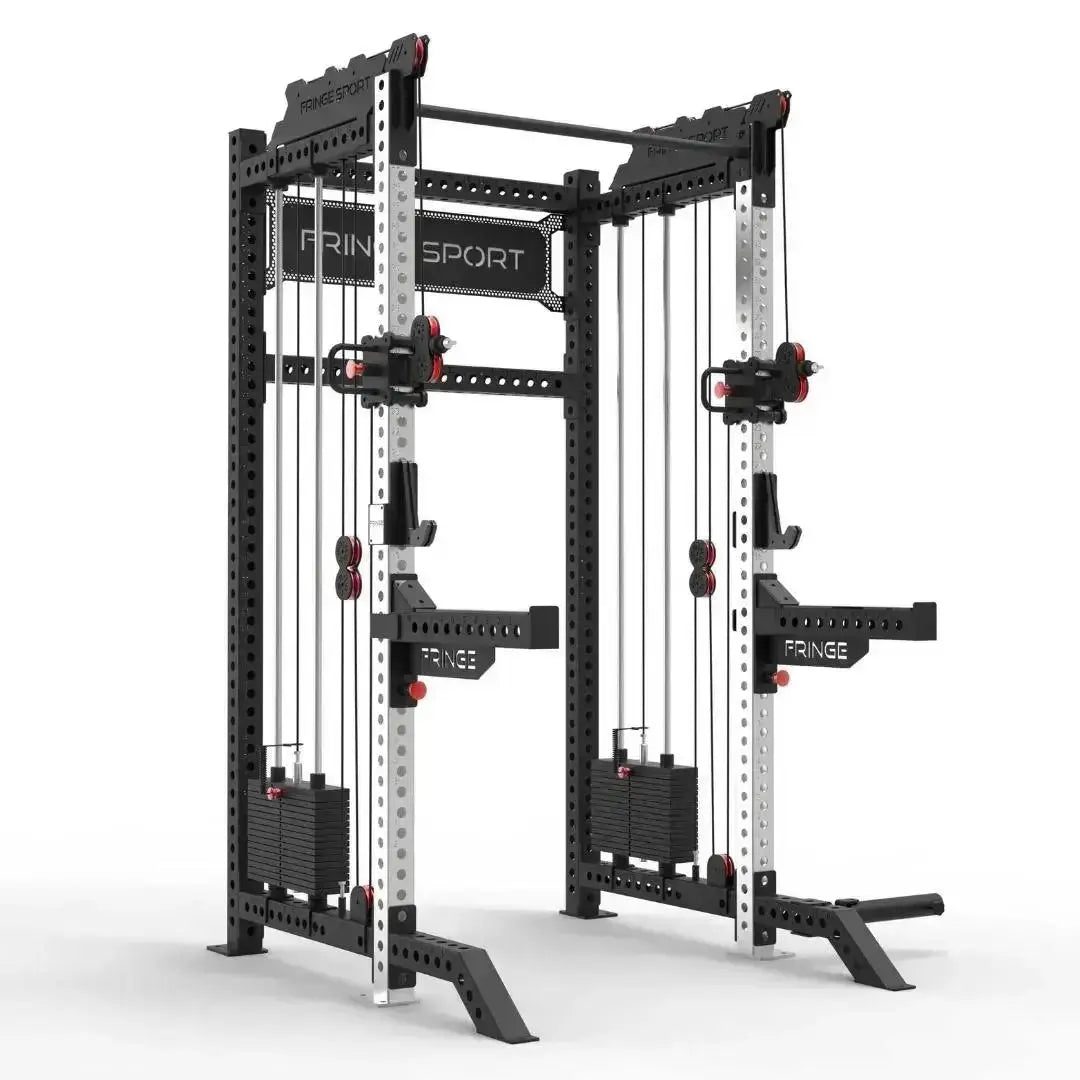 The Dane Half Rack Functional Trainer Stainless Steel