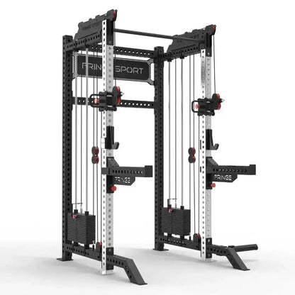 The Dane Half Rack Functional Trainer Stainless Steel