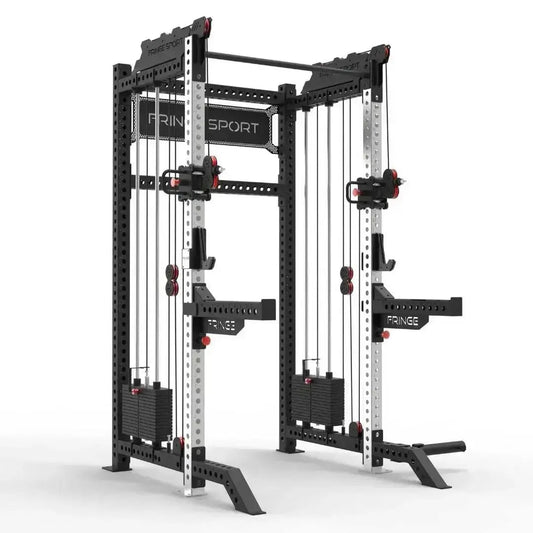 The Dane Half Rack Functional Trainer Stainless Steel