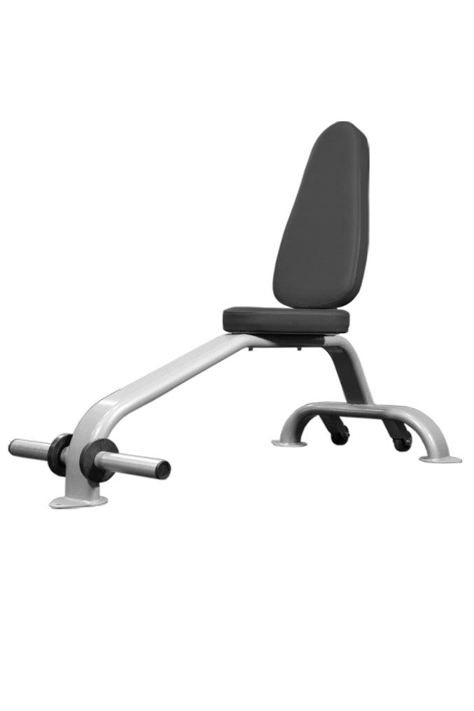 Utility Bench - Muscle D Fitness - Upright Seated Utility Bench with Foot Holds