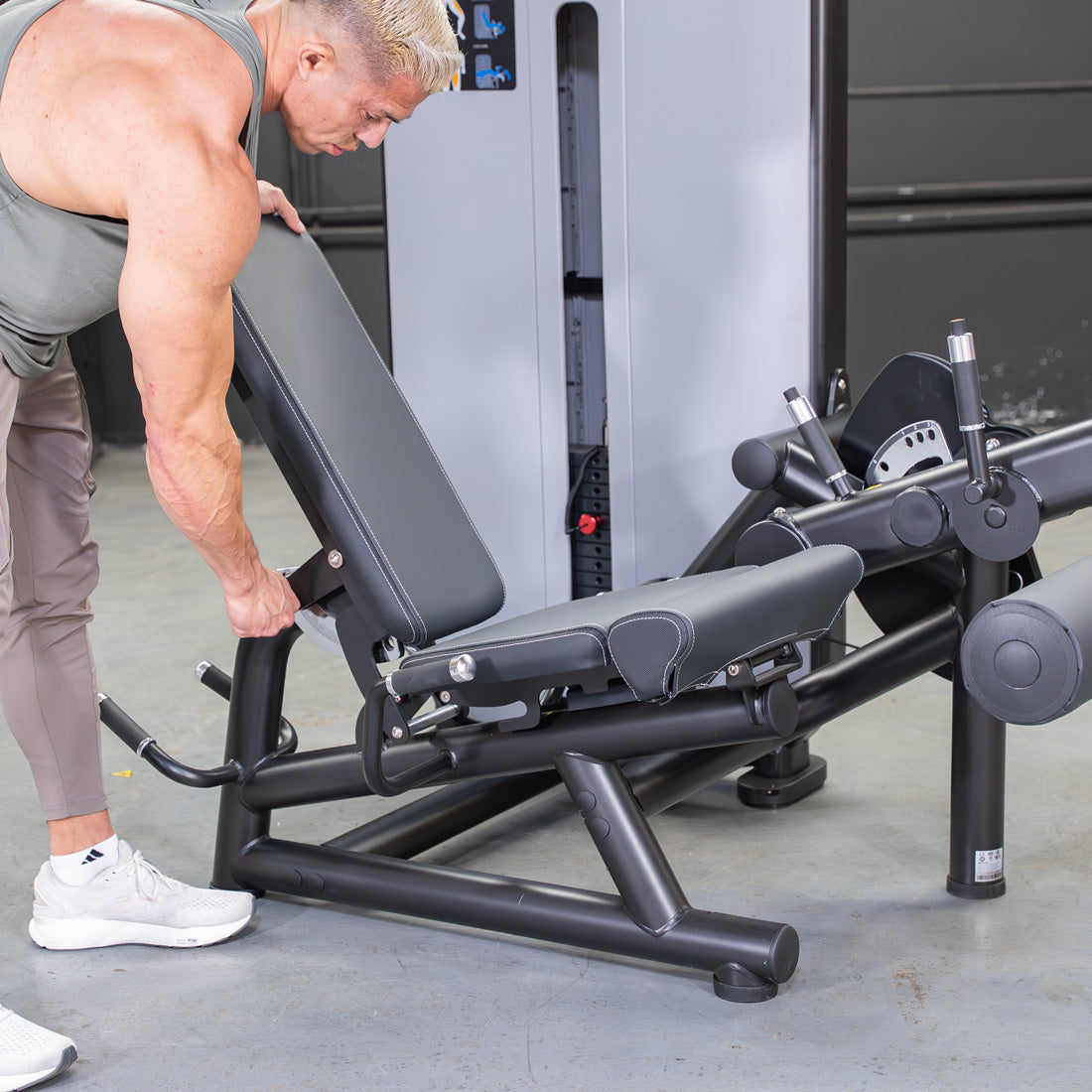 Vogue Leg Extension / Prone Leg Curl Combo | Commercial Gym Equipment | Muscle D