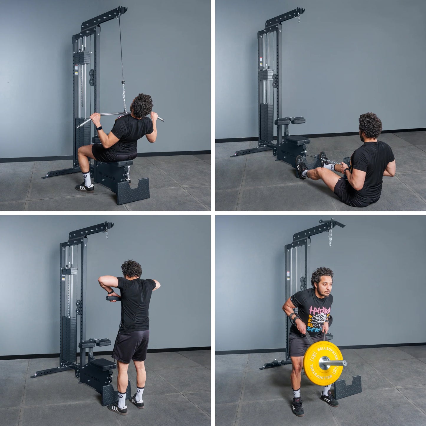 Lat Pulldown Low Row Machine (Bells Of Steel)