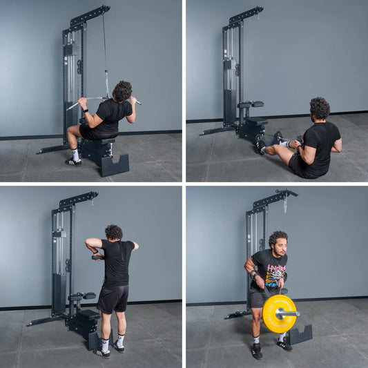 Lat Pulldown Low Row Machine (Bells Of Steel)