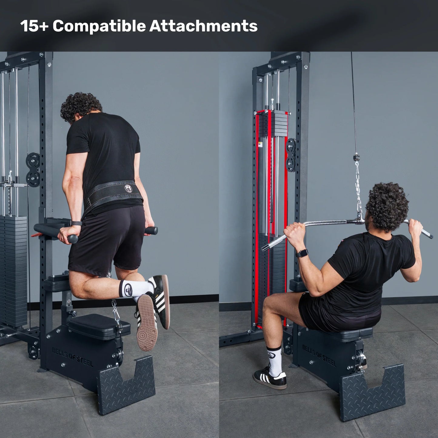 Lat Pulldown Low Row Machine (Bells Of Steel)