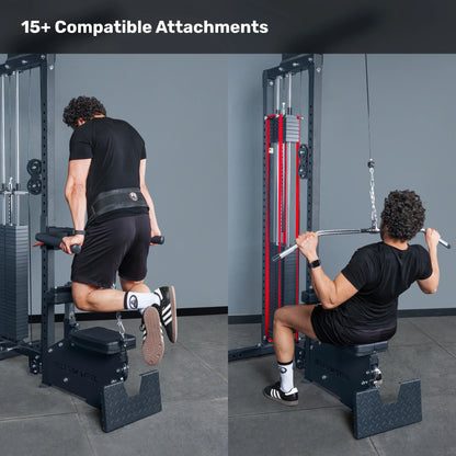 Lat Pulldown Low Row Machine (Bells Of Steel)