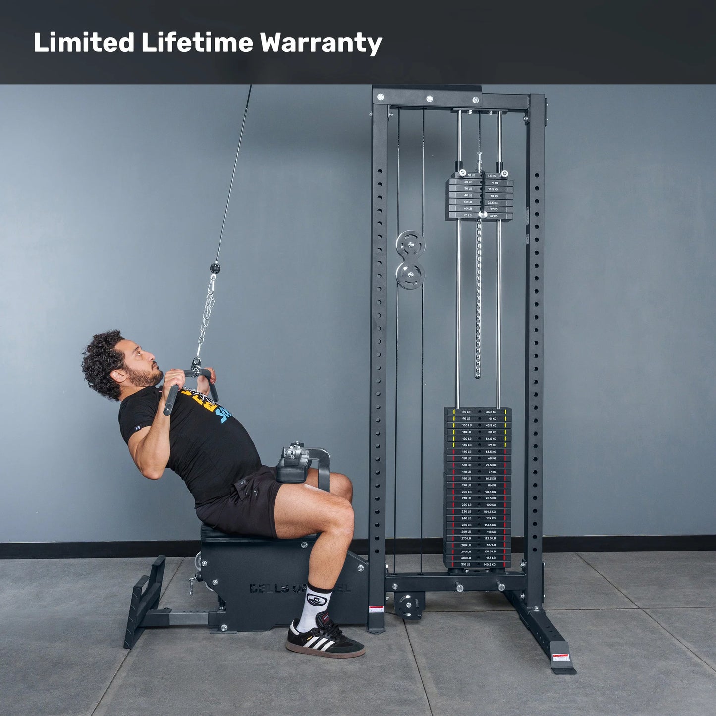 Lat Pulldown Low Row Machine (Bells Of Steel)