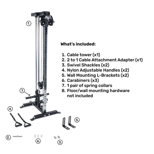 Cable Tower Plate Loaded / No Upright