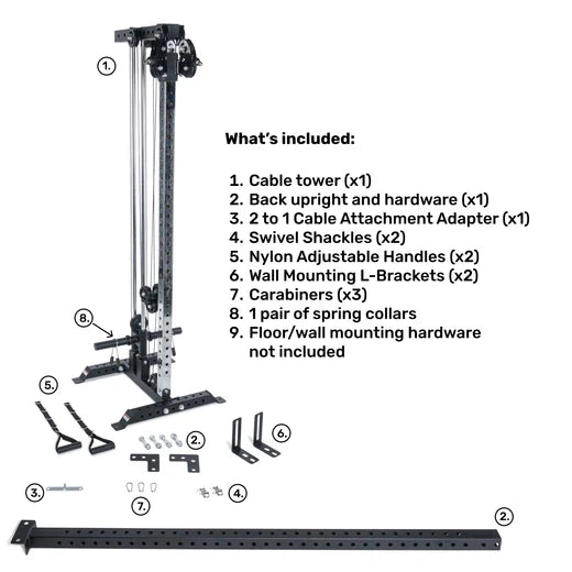 Cable Tower Plate Loaded / Upright