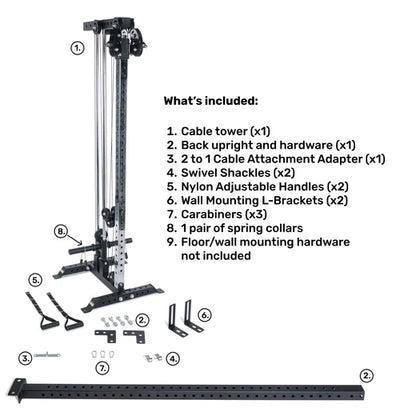 Cable Tower Plate Loaded / Upright