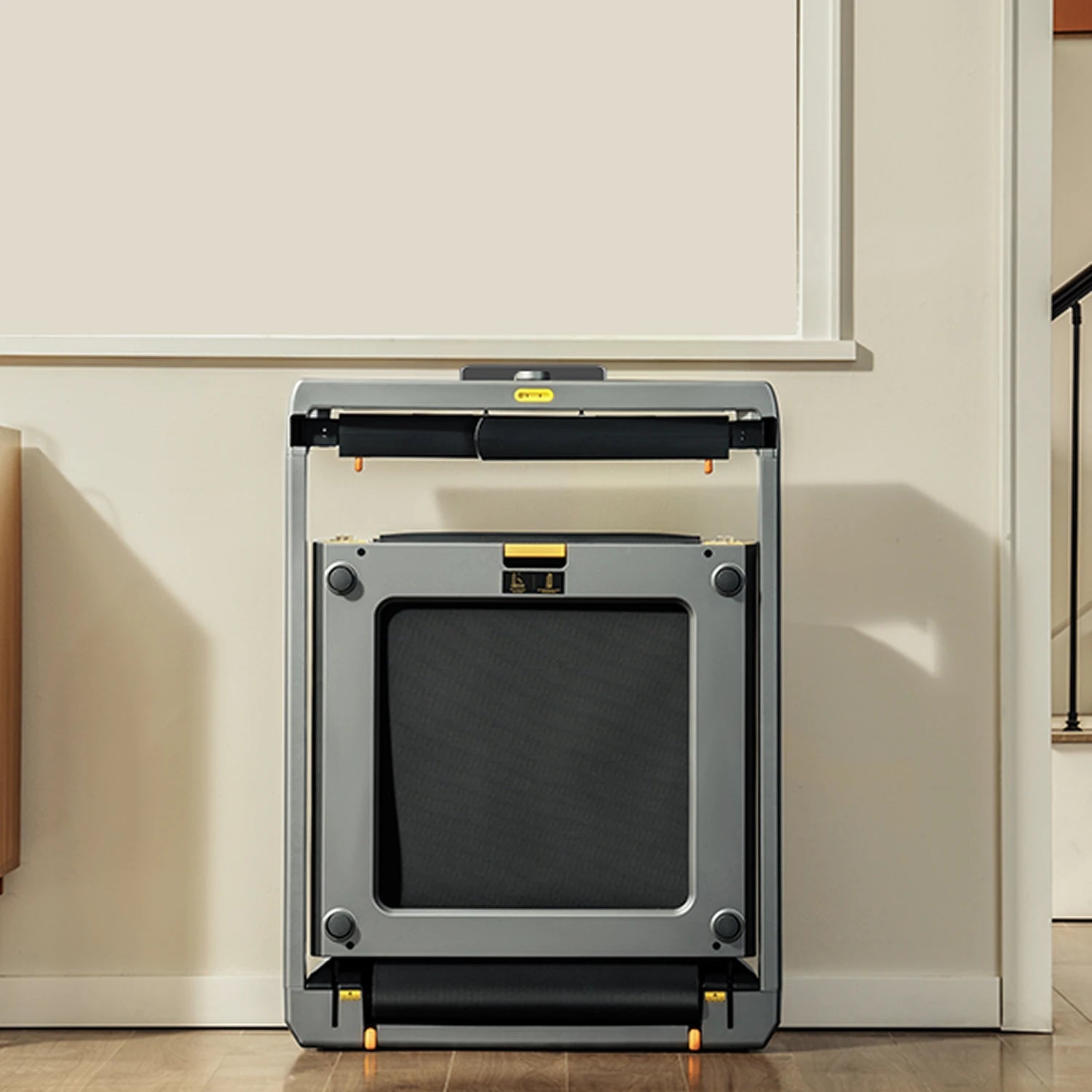 WalkingPad X25+ upright storage